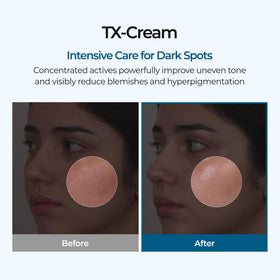 Dr.Melaxin tube cap detail highlighting easy dispensing benefit