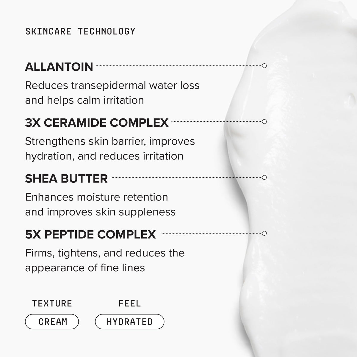 DRMTLGY dispensing cream onto finger highlighting controlled, hygienic use