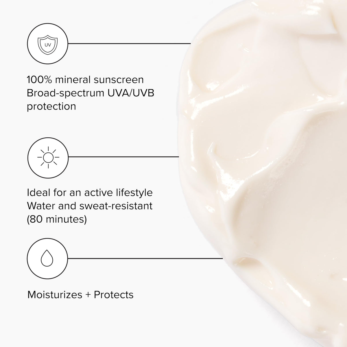 DRMTLGY Day Dream cream texture close-up demonstrating smooth absorption