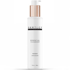 DRMTLGY front packaging showing cleanser and clear branding for quick identification