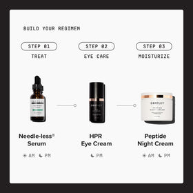 DRMTLGY lifestyle on vanity displaying daily routine compatibility