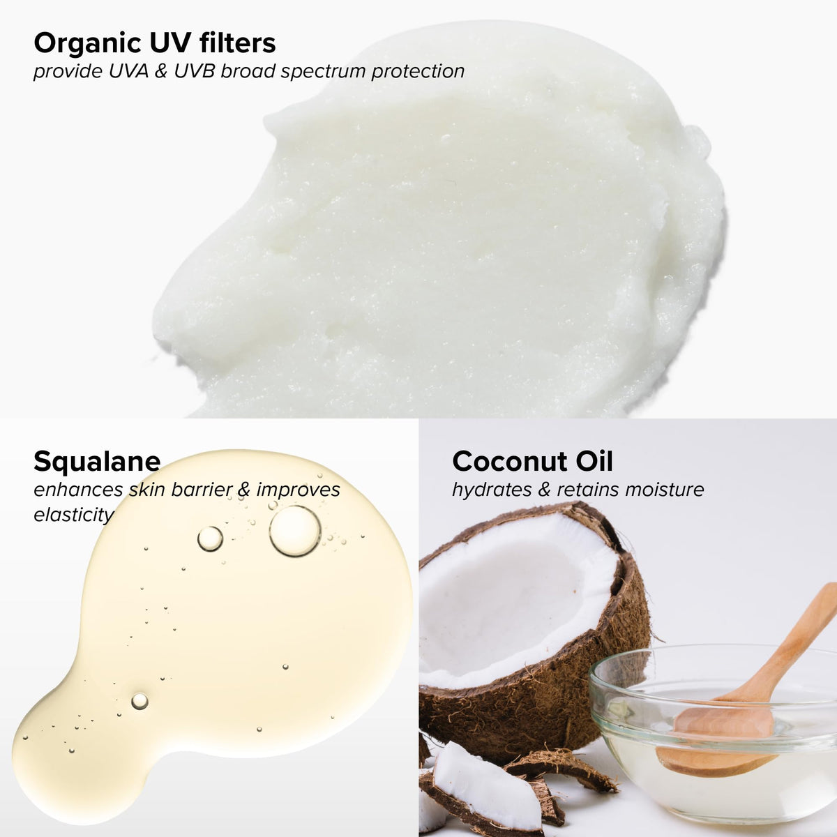 DRMTLGY hydra stick ingredients label closeup showing gentle hydrating components