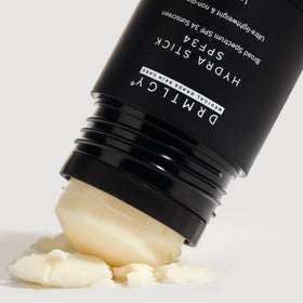 DRMTLGY hydra stick texture close-up highlighting smooth glide and invisible finish