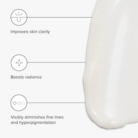 DRMTLGY milky serum on dropper close-up, shows lightweight texture and absorbency