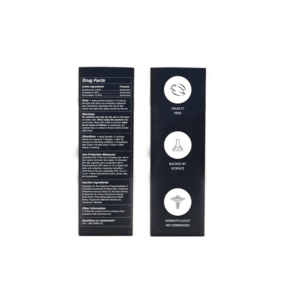 DRMTLGY lifestyle outdoor use showing lip protection during sun exposure