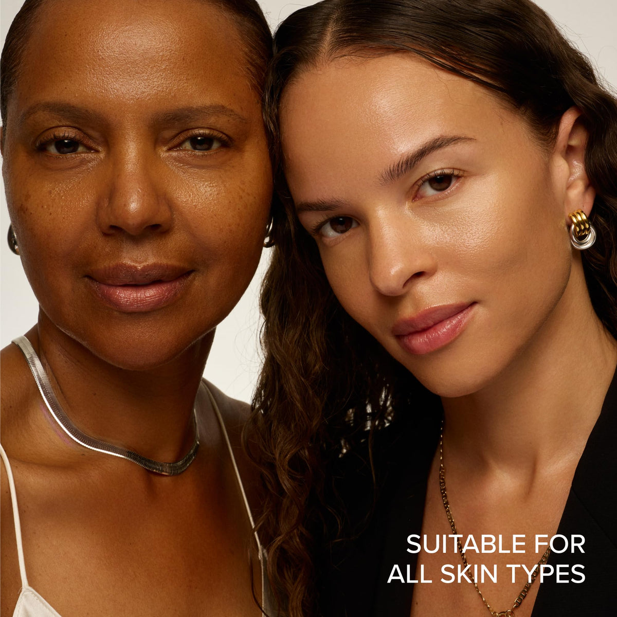 DRMTLGY freshly rinsed skin showing glowing, smoother complexion after use