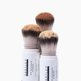 DRMTLGY brush closed view displaying portable applicator for easy touch-ups