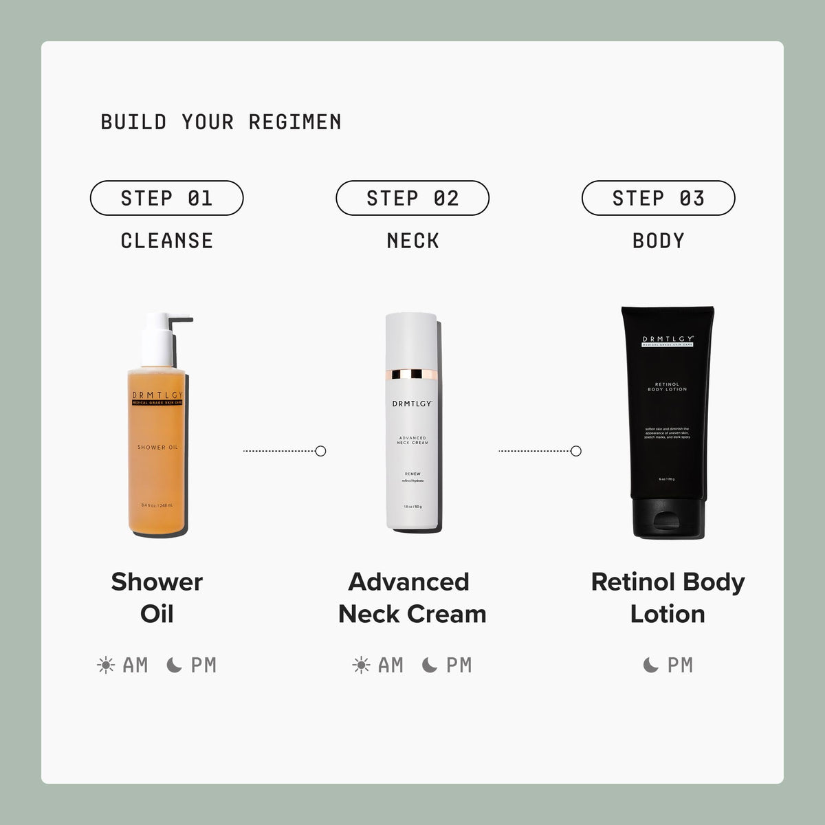 DRMTLGY size comparison beside hand for scale and travel-friendly benefit