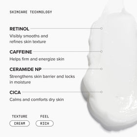 DRMTLGY close-up of lotion texture revealing rich hydration and absorbency