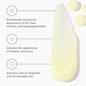 DRMTLGY retinol serum dropper dispensing clear lightweight texture for easy absorption