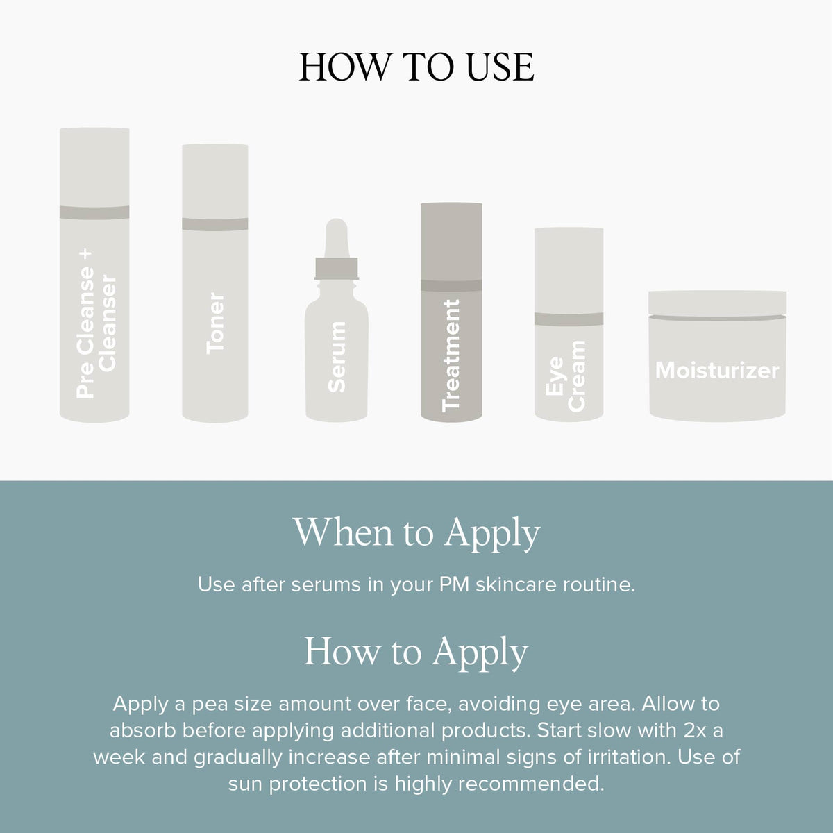 DRMTLGY bottle on nightstand illustrating evening-use routine and convenience