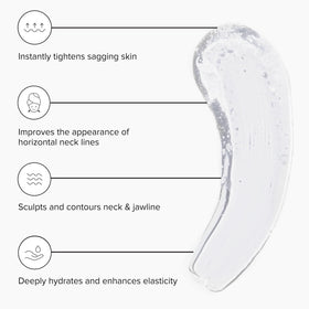 DRMTLGY serum texture on skin showing lightweight absorption