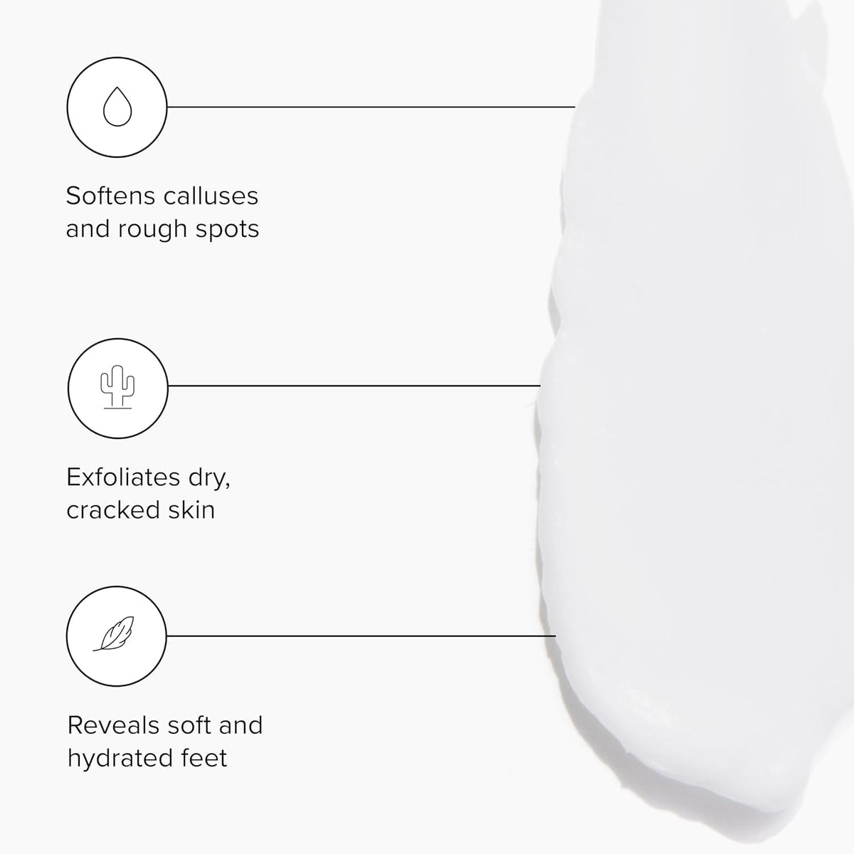 DRMTLGY creamy texture close-up demonstrating fast absorption and non-greasy finish