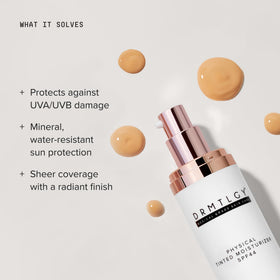 DRMTLGY creamy texture close-up showing blendable hydration