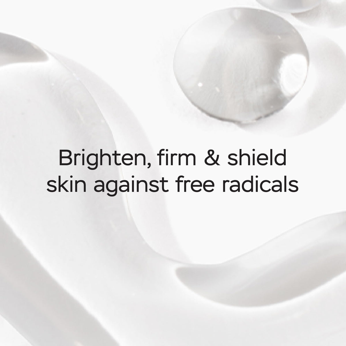 DRMTLGY serum texture on fingertip highlighting smooth absorption and glow