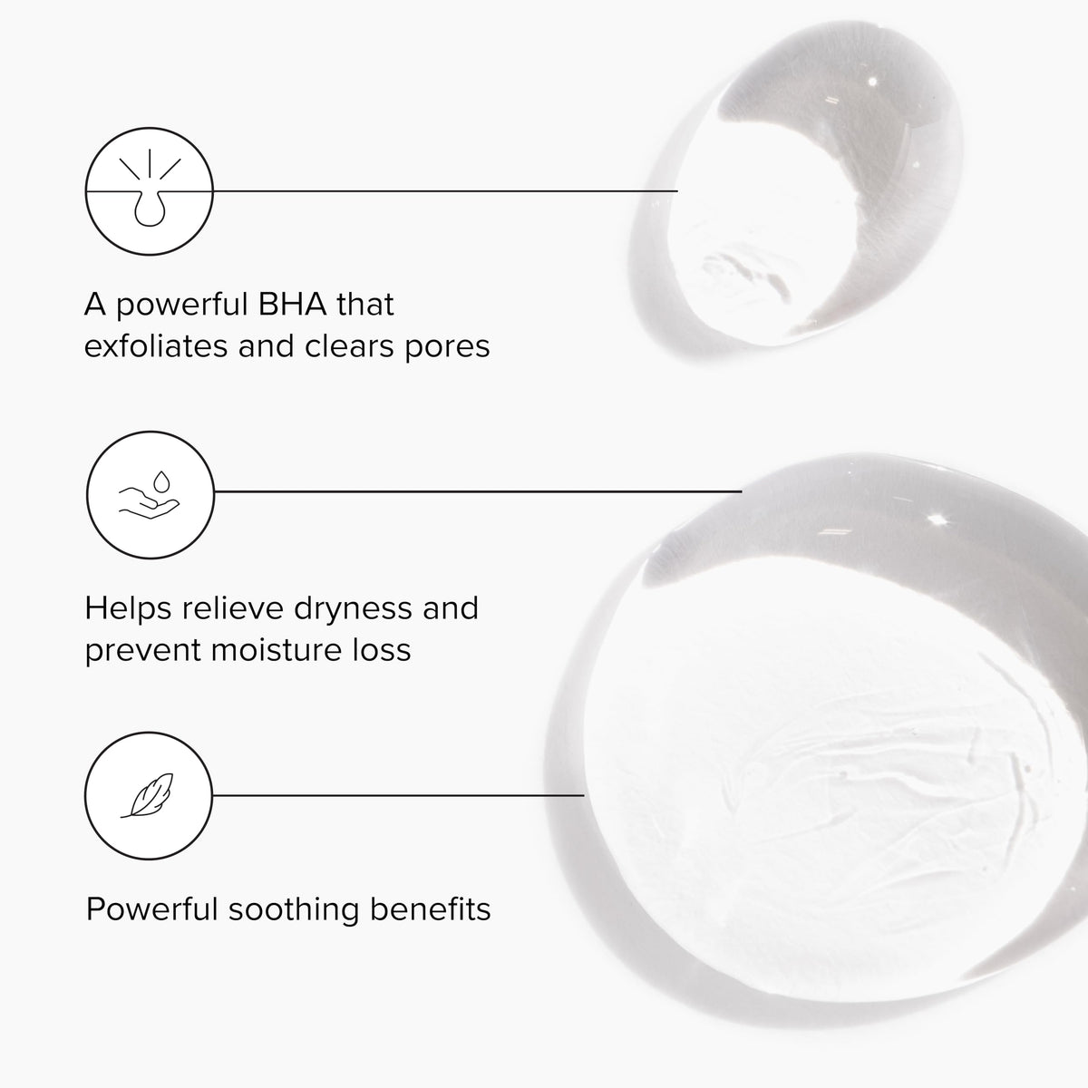 DRMTLGY label close-up highlighting active 2% salicylic acid and ingredient clarity
