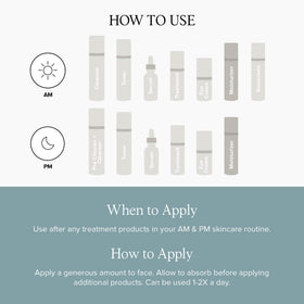 DRMTLGY Water Créme ingredients label highlighting shea butter and aloe benefits