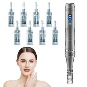 Dr.Pen DermaStamp front view showing compact design and easy grip