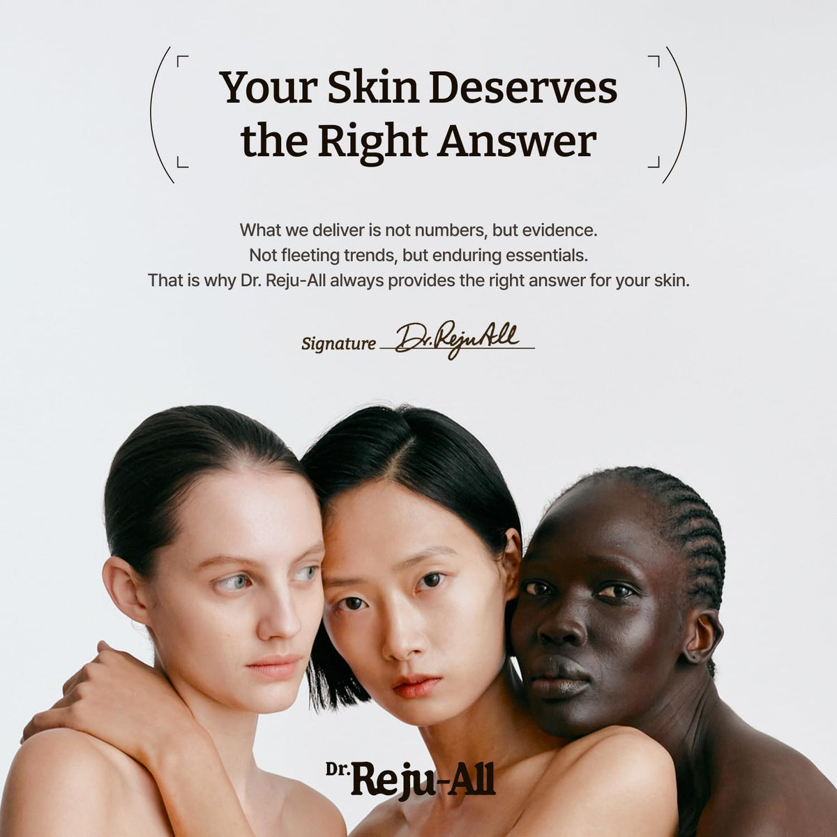 Dr.Reju-All before and after skin texture comparison showing smoother results