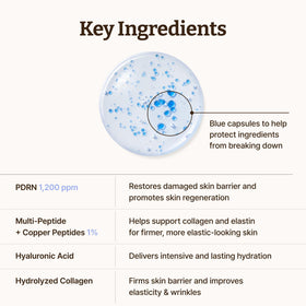 Dr.Reju-All serum applied to skin illustrating smooth application and hydration benefit