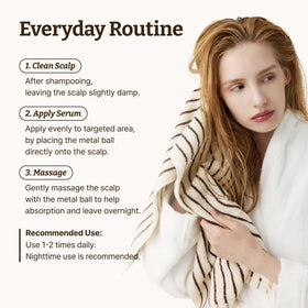 Dr.Reju-All rolling on scalp during massage to soothe and improve root appearance