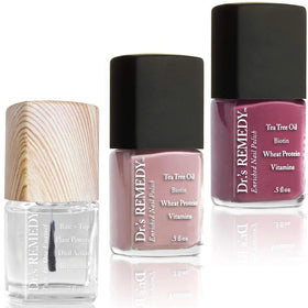 Dr.'s Remedy front packaging trio showing kit and benefits