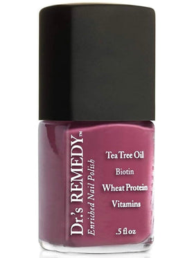 Dr.'s Remedy front bottle showing BRAVE Berry color and non-toxic benefit