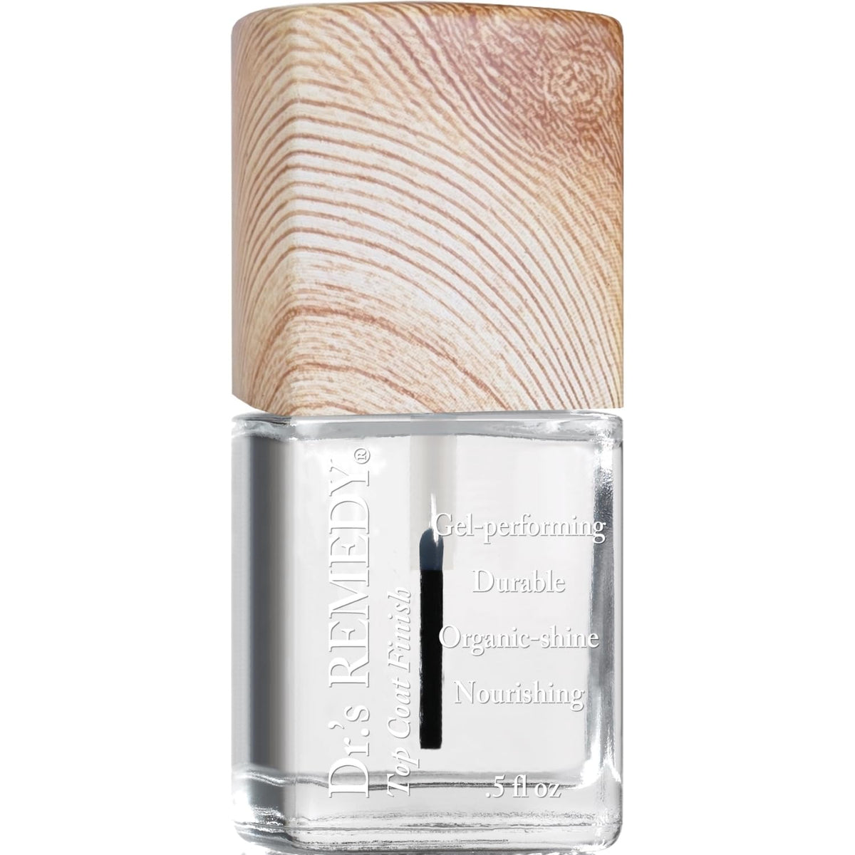 Dr.'s Remedy front bottle shot showing clear nail treatment and label benefit