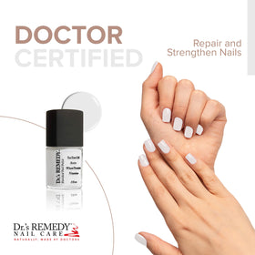 Dr.'s Remedy brush stroke of CLASSIC Cloud showing smooth quick-dry finish