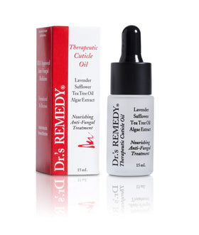Dr.'s Remedy dropper releasing oil highlighting texture and precise application benefit