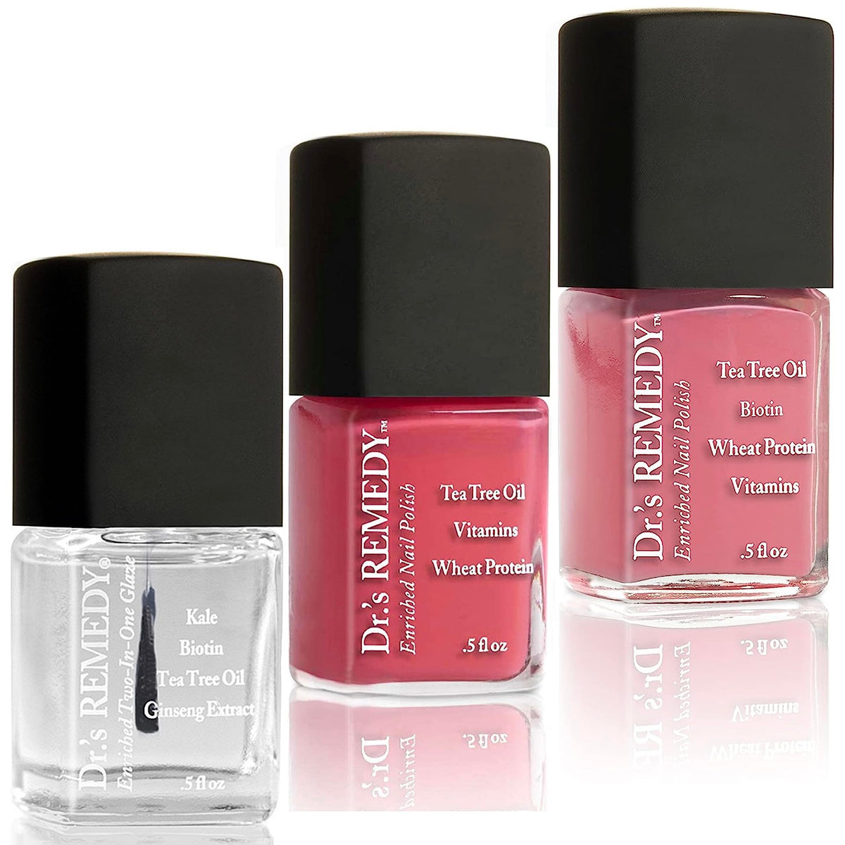 Dr.'s Remedy front packaging showing trio kit and benefits