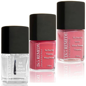 Dr.'s Remedy front packaging showing trio kit and benefits