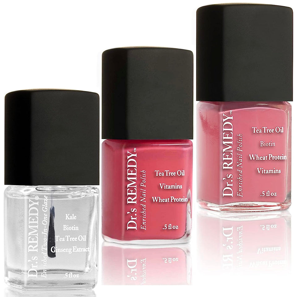 Dr.'s Remedy front packaging showing trio kit and benefits