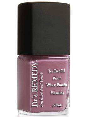 Dr.'s Remedy front bottle showing mindful mulberry shade and clean ingredients