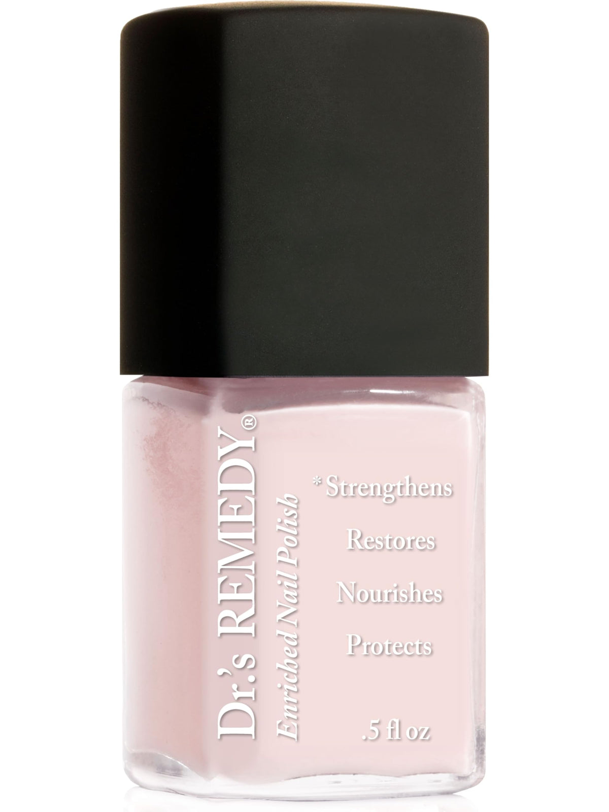 Dr.'s Remedy bottle front view showing perfect petal pink and strengthening benefits