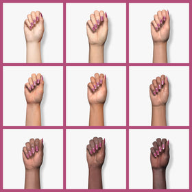 Dr.'s Remedy painted nails in lifestyle setting showing durable shine and healthy look