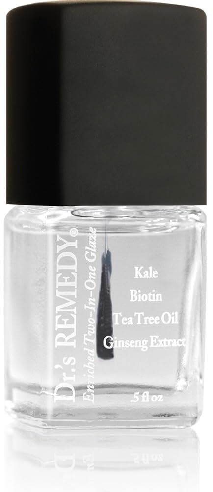 Dr.'s Remedy three bottles lined up displaying each shade and strengthener