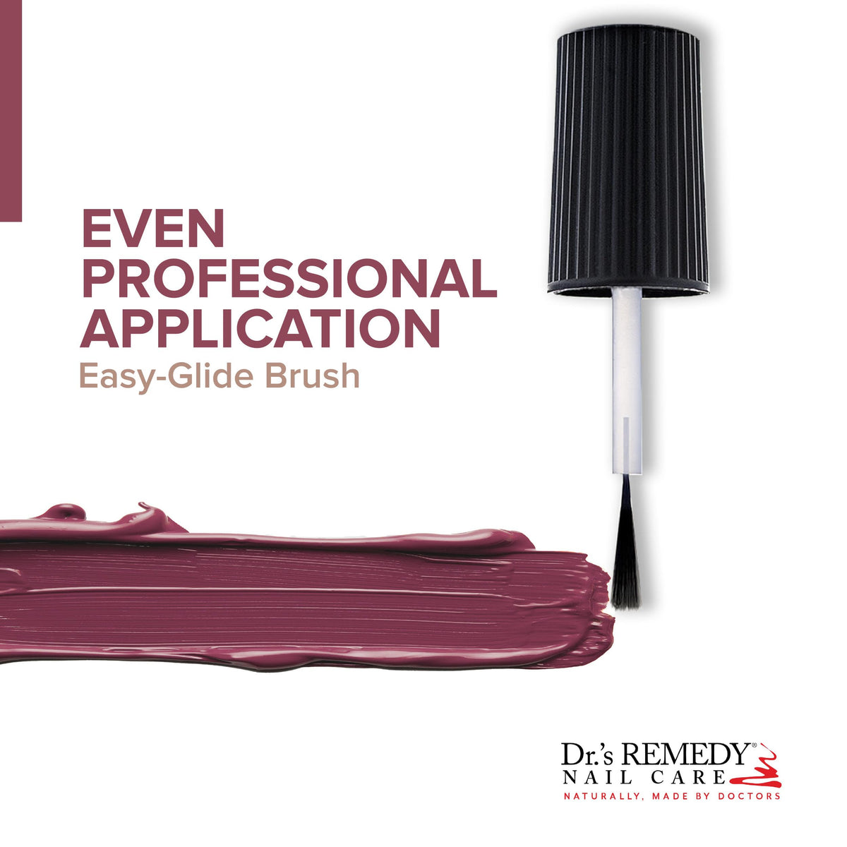 Dr.'s Remedy Total Two-in-One Glaze brush detail for precise application