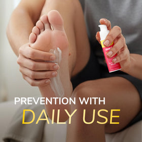 Dr. Scholl's in a travel kit illustrating portable foot care