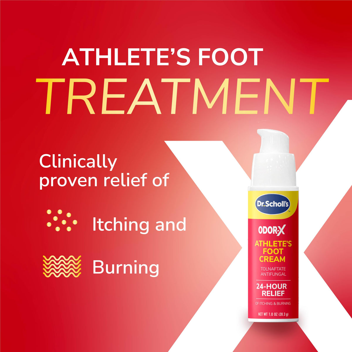 Dr. Scholl's precision pump close-up for precise application