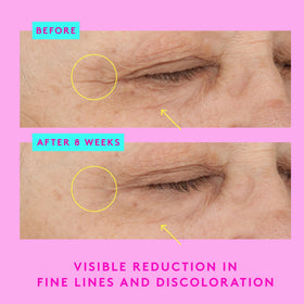 Drunk Elephant applied under-eye to reduce puffiness and smooth