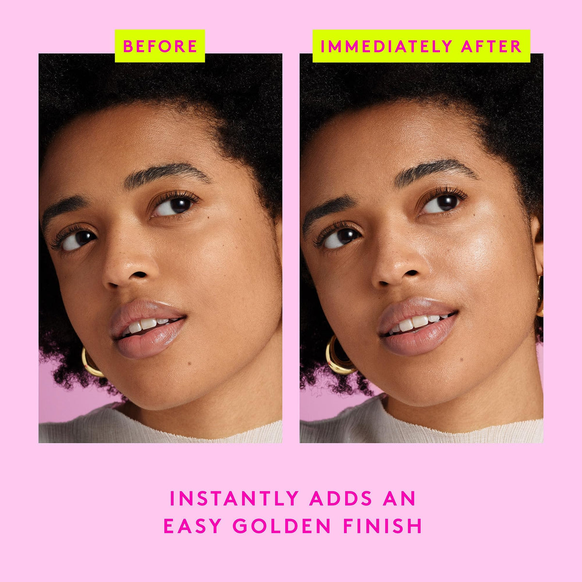 Drunk Elephant dropper close-up dispensing golden drops for precise, buildable application