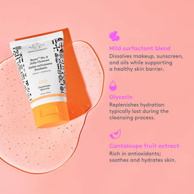 Drunk Elephant Beste No. 9 in travel kit flatlay illustrating TSA-friendly convenience