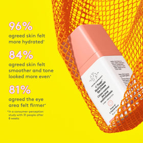 Drunk Elephant texture closeup highlighting creamy consistency and fast absorption benefit