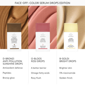 Bottle label detail of Drunk Elephant D-Bronzi highlighting ingredient transparency benefit