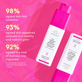 Drunk Elephant Framboos pipette dispensing serum, demonstrating precise application and control