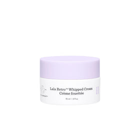 Drunk Elephant jar front view showing compact travel-friendly moisturizer benefit