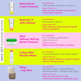 Drunk Elephant Pekee Bar on bathroom shelf next to skincare, suggests daily routine benefit