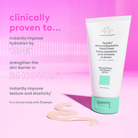 Drunk Elephant marula butter visual with spoon, highlights antioxidant-rich emollient