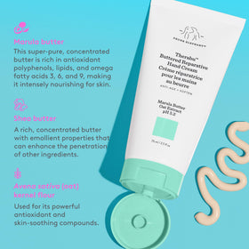 Drunk Elephant 75 ml tube next to coin, illustrates travel-friendly compact size